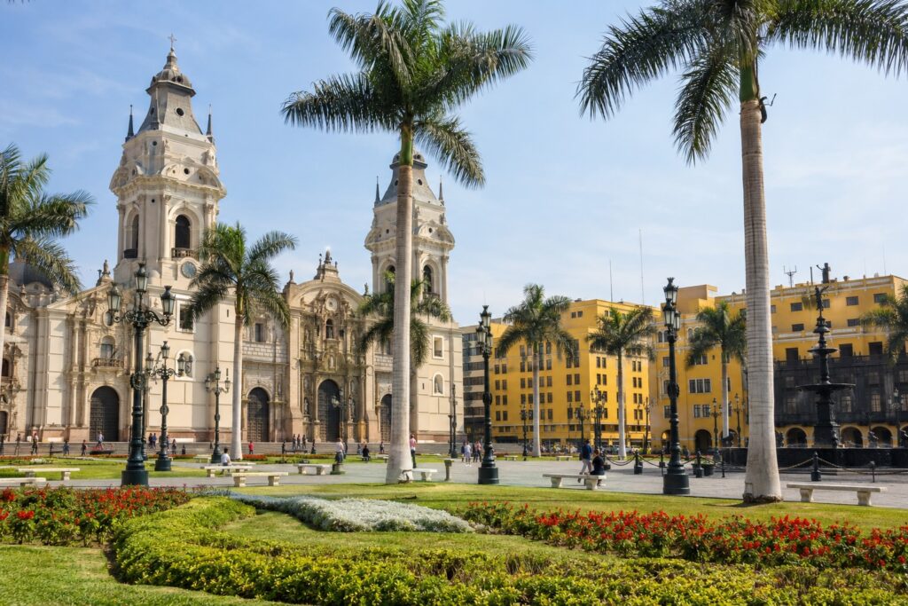 Plaza de Armas w Limie