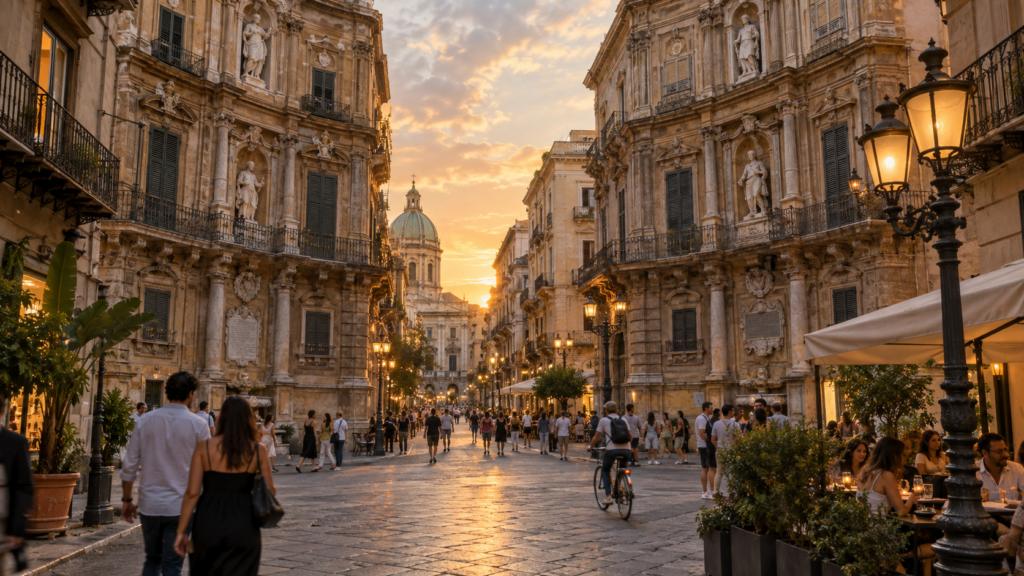 Palermo – Quattro Canti i katedra