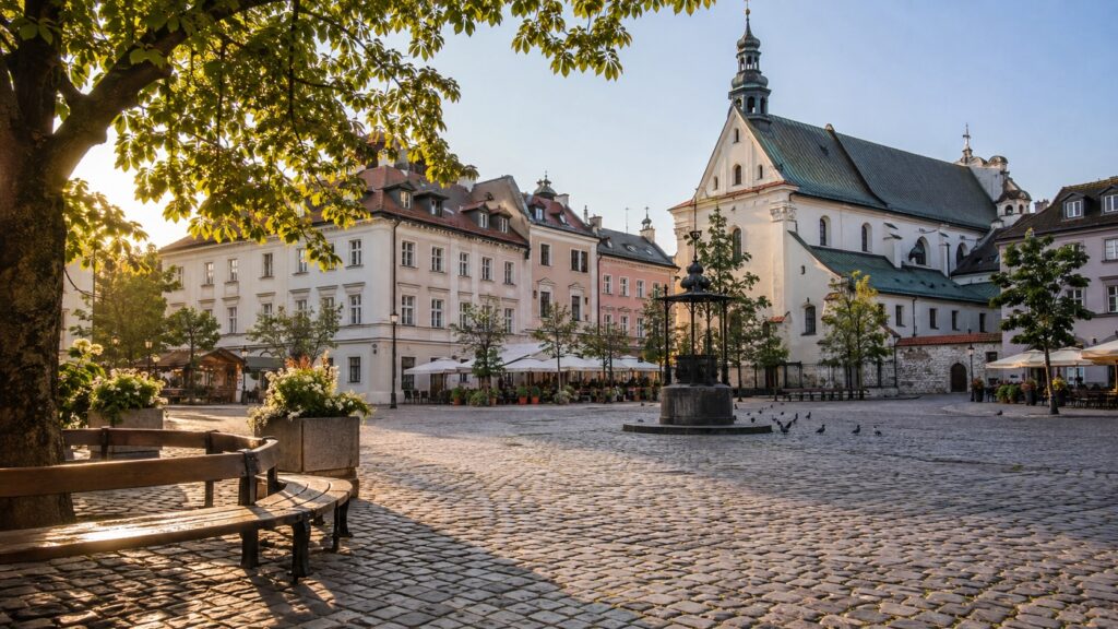 Plac Wolnica i dawne serce Kazimierza