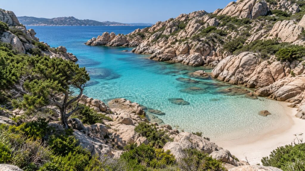 Spiaggia di Cala Coticcio na Caprerze