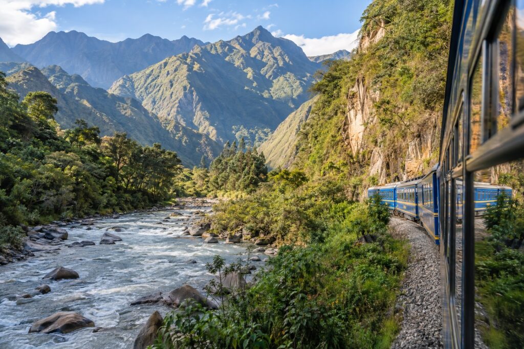 Pociąg do Aguas Calientes