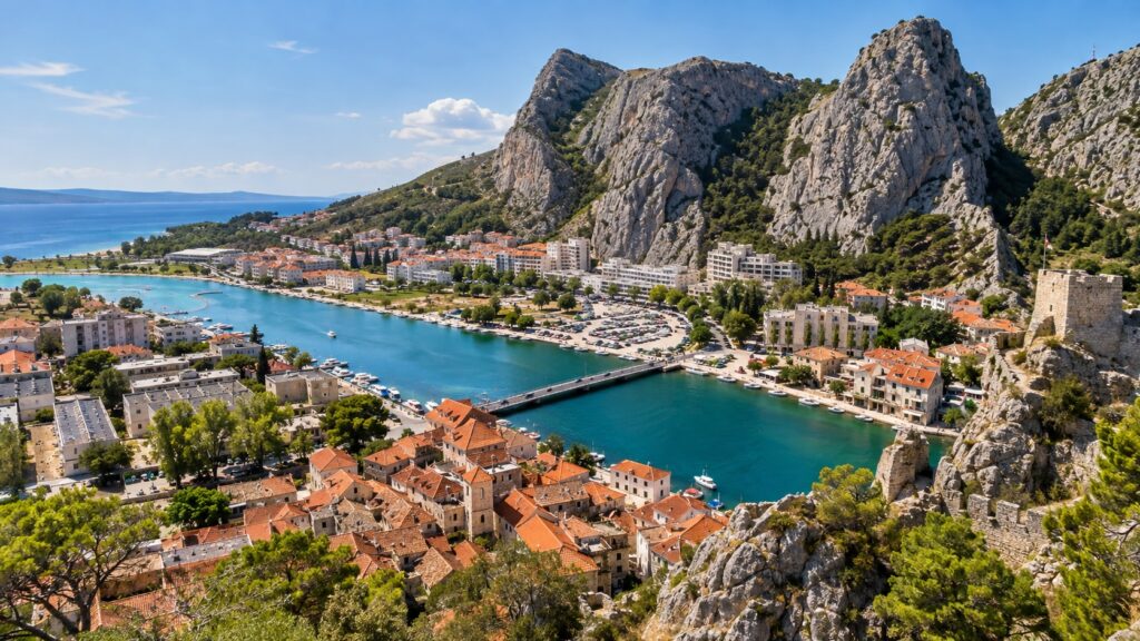 Omiš i ujście Cetiny