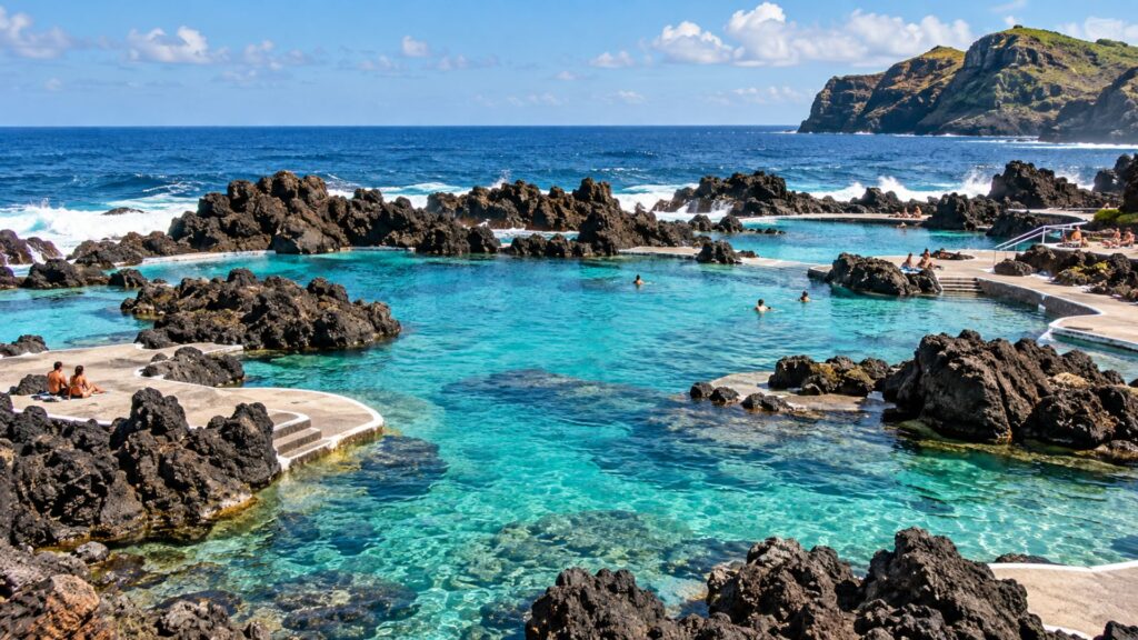 Naturalne baseny w Porto Moniz