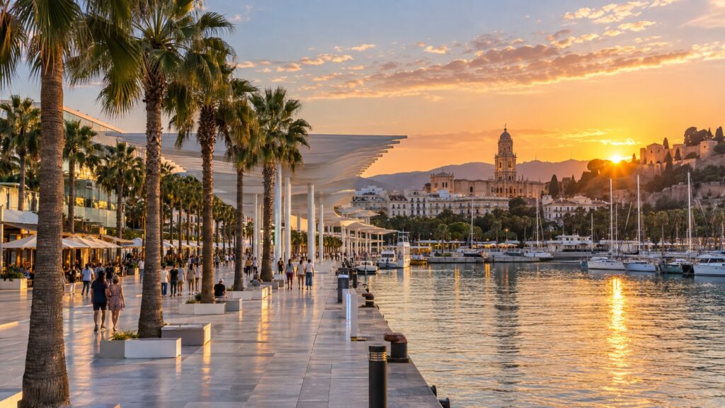 Muelle Uno i port w Maladze