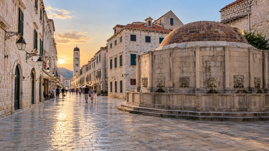 Stradun i Wielka Fontanna Onufrego