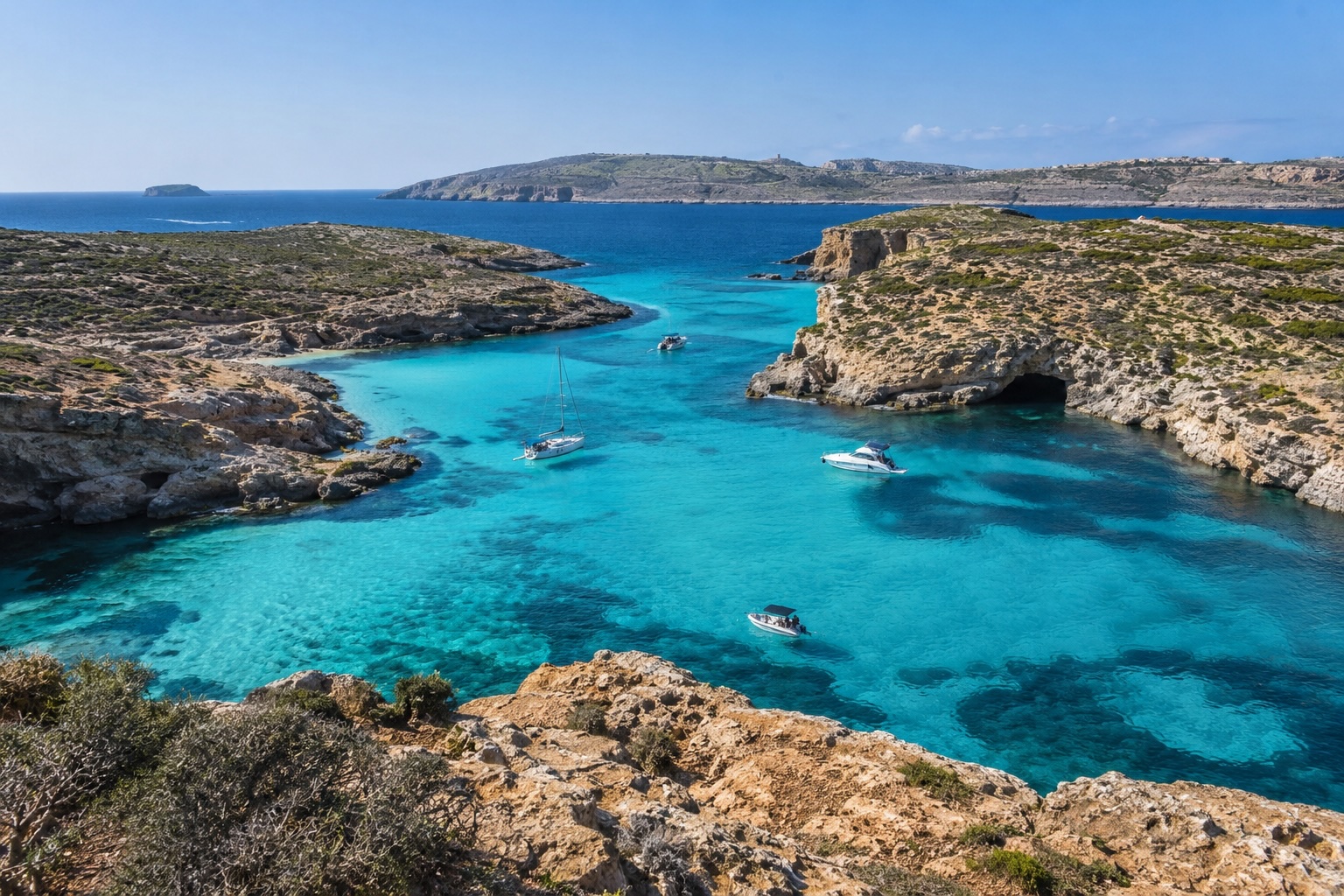 Blue Lagoon na Comino
