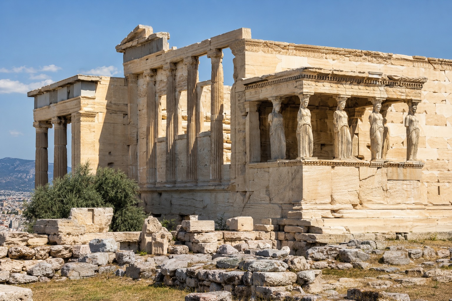 Erechtejon i Kariatydy
