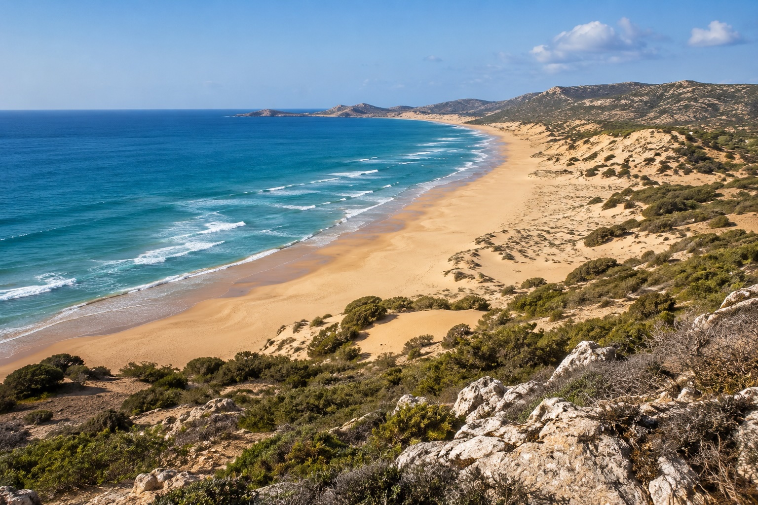 Golden Beach na Półwyspie Karpaz
