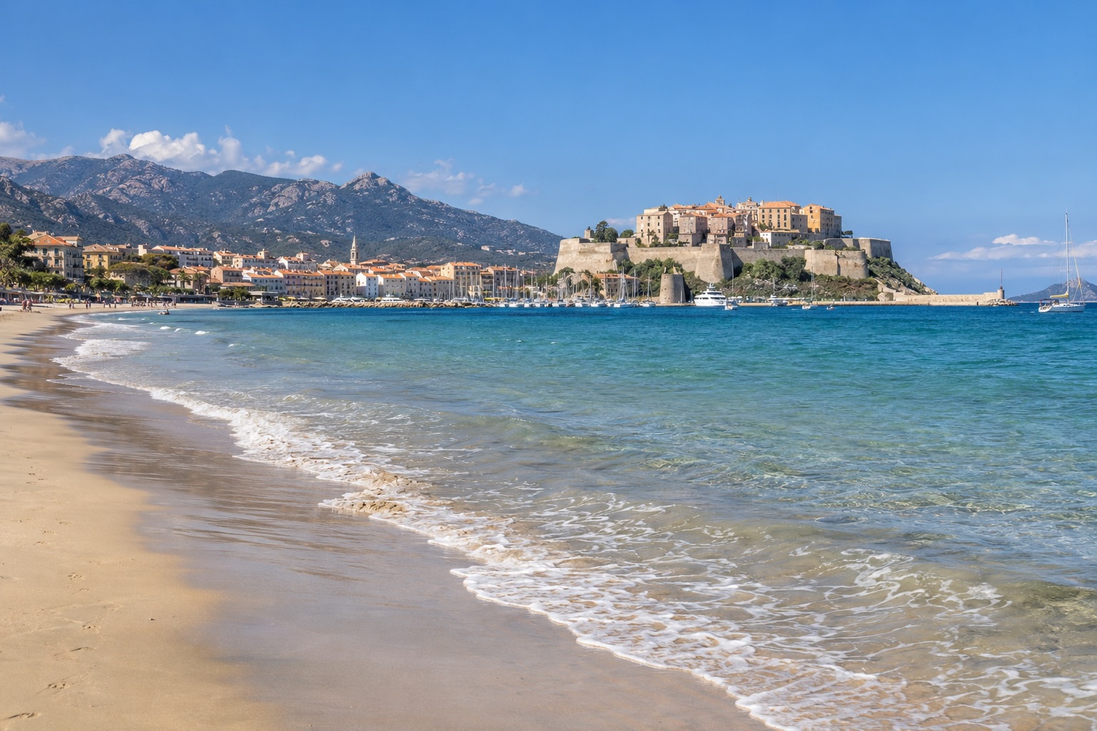 Plaża w Calvi