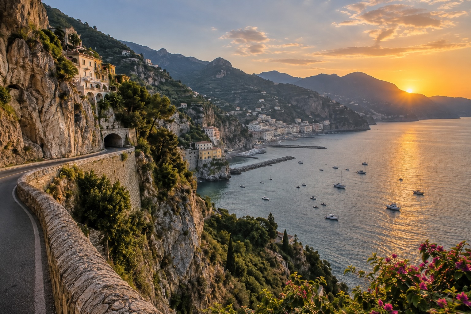 Powrót przez Amalfi lub Minori