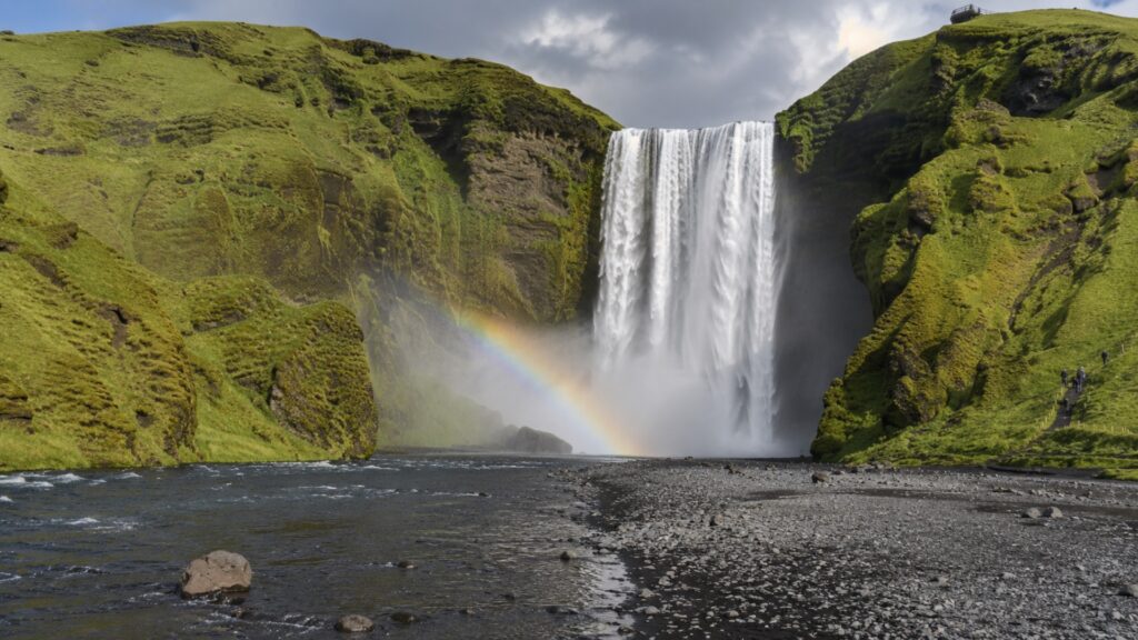 Wodospad Skógafoss