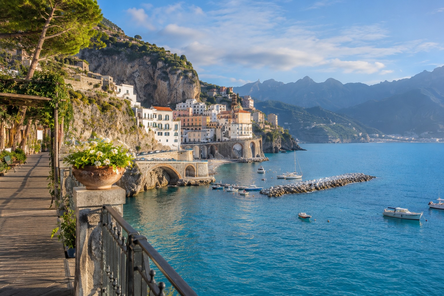 Spacer nabrzeżem Amalfi