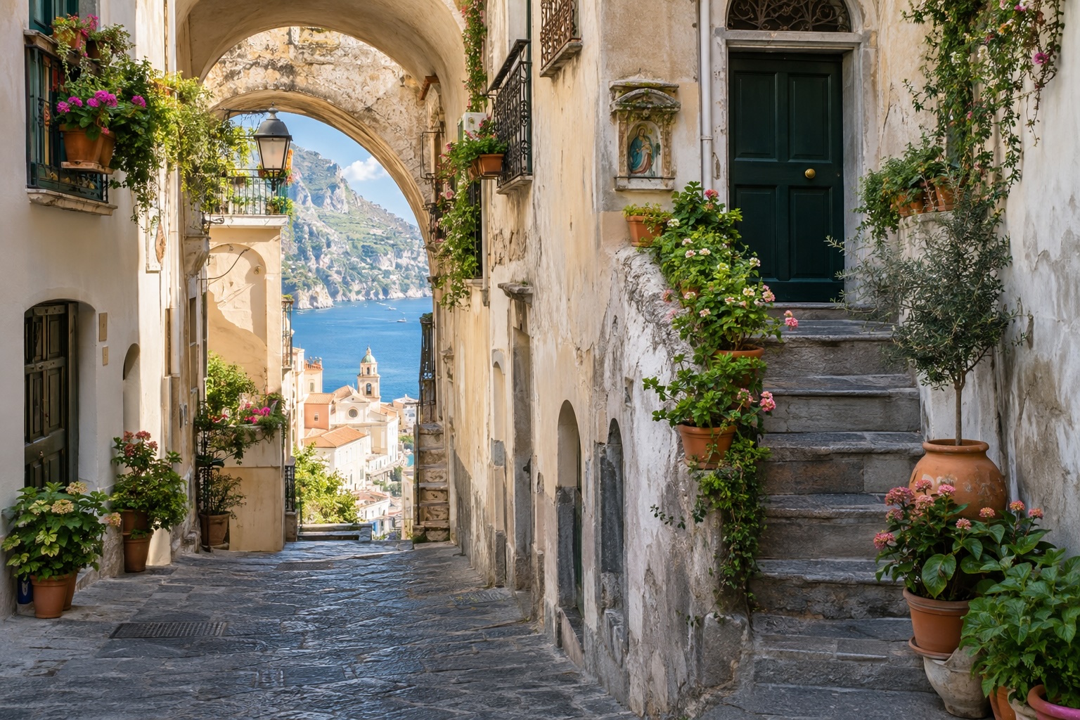 Stare centrum Amalfi