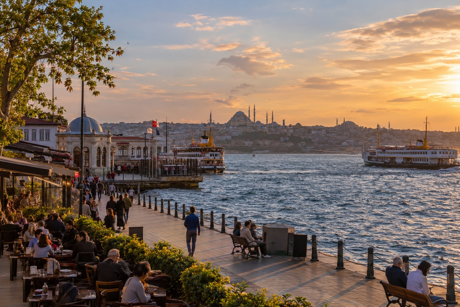 Üsküdar i nabrzeże po azjatyckiej stronie