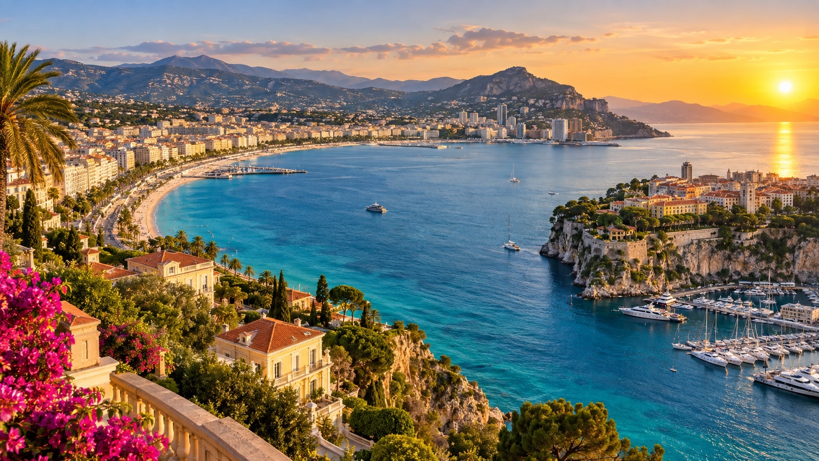 Lazurowe Wybrzeże w 7 dni samochodem – Nicea, Cannes, Monako i Saint-Tropez
